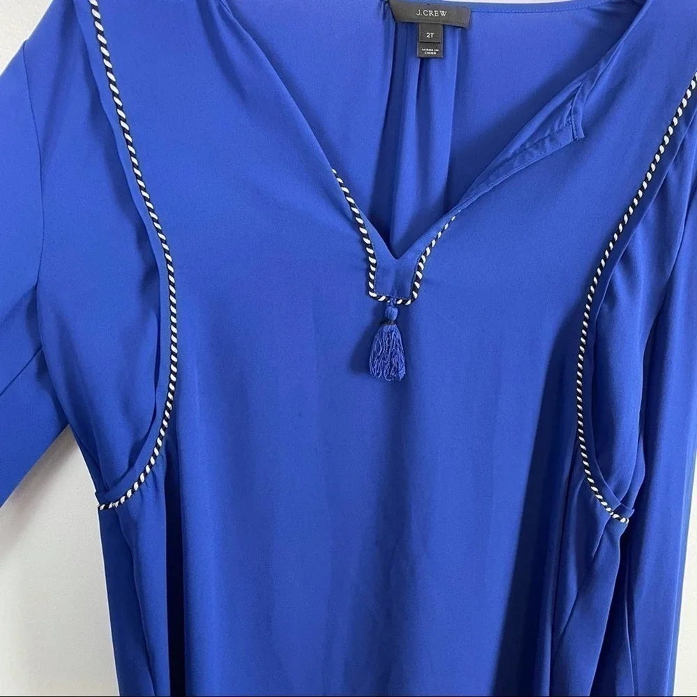 J. CREW TASSEL BLOUSE